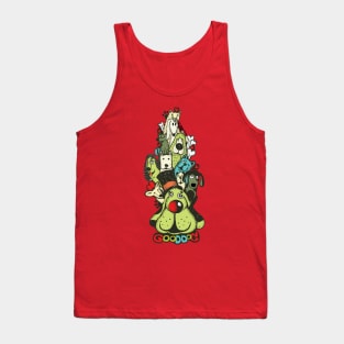 doodle dogs hand drawn Tank Top